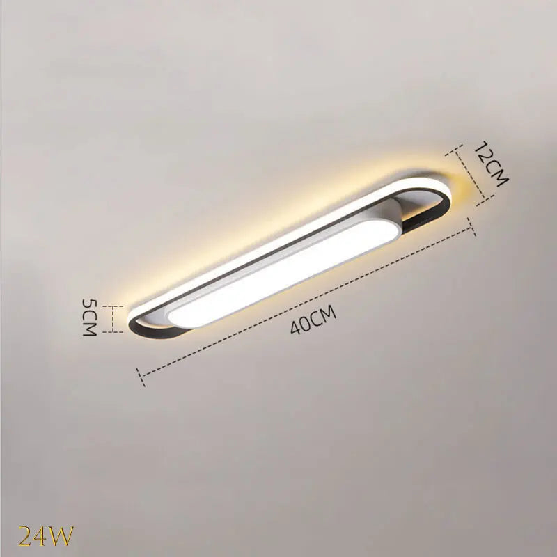 Eglo Hot Sale Led Ceiling Light Rectangular For Kitchen Aisle Home Decor Chandelier Dining Table Long Strip Lamp Modern Ceiling Lam