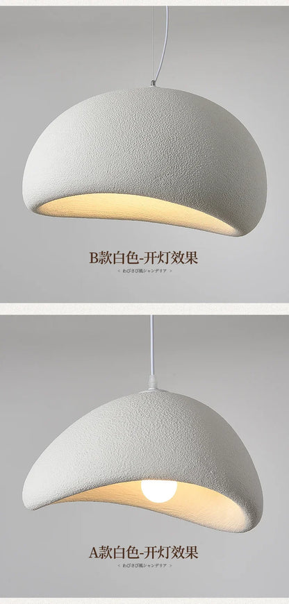Gubi Modern LED Ceiling Chandelier Lights for Living Room Bedroom Dining Room Pendant Lights Nordic Wabi Sabi Home Decor Hanging Lamp