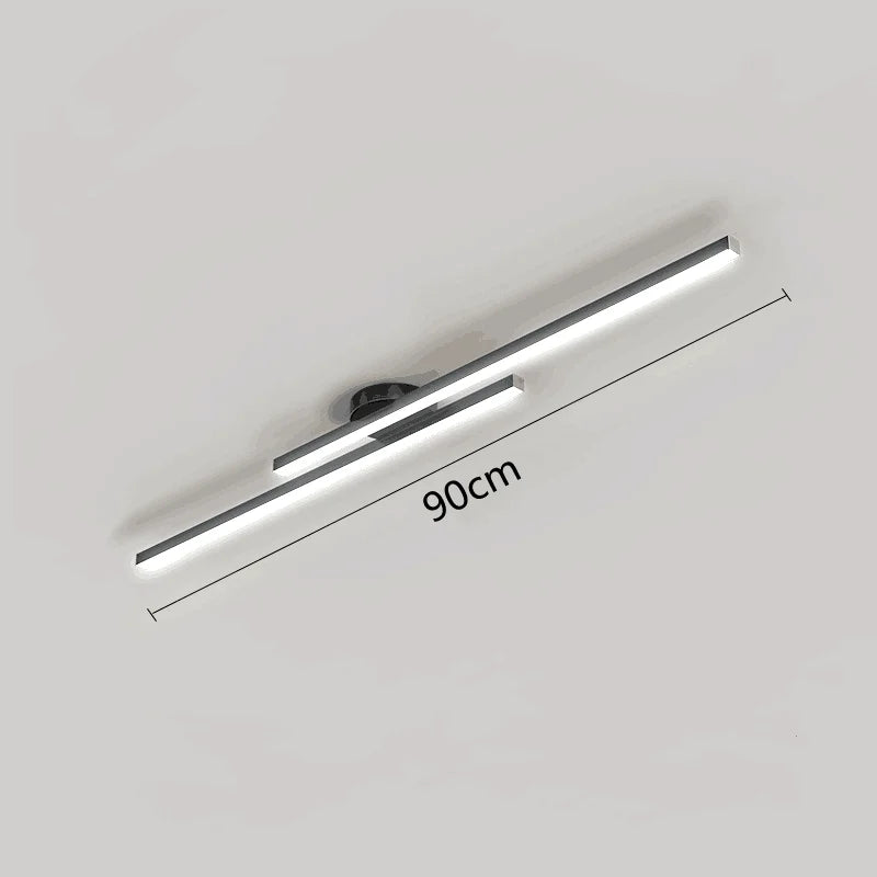 Nora Long Aluminium LED Ceiling Light Modern Creative Design Ceiling Lamp Indoor Lighting Fixture Hallway Balcony Aisle Office Lustre