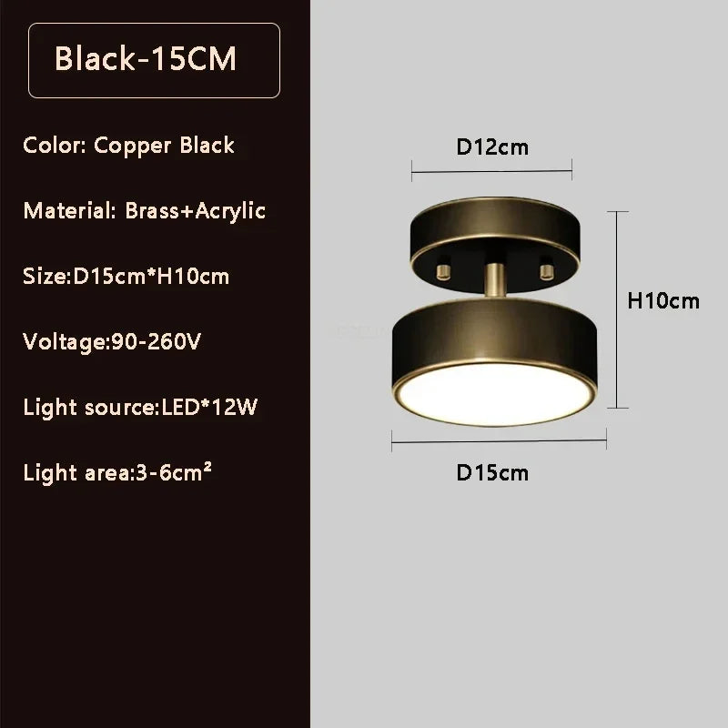 Flos Modern LED Ceiling Light White Light For Living Room Bedroom Hallway Office Balcony Dining Room Hotel Apartments Indoor Lighting