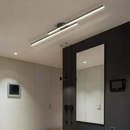 Nora Long Aluminium LED Ceiling Light Modern Creative Design Ceiling Lamp Indoor Lighting Fixture Hallway Balcony Aisle Office Lustre