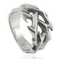 The Great Frog 10MM Wide Nordic Viking Celtic Rings Stainless Steel Punk Fashion Viking Trinity Ring for Men Women Amulet Jewelry Wholesale Steel Stainless Steel