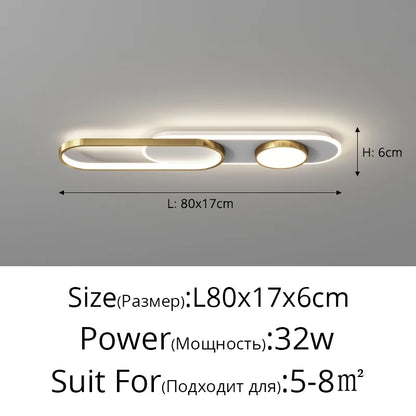 Endon Modern Ceiling Light Nordic LED Ceiling Lamp For Bedroom Study Foyer Corridor Cloakroom Simple Indoor Home Decor Ceiling Lamps