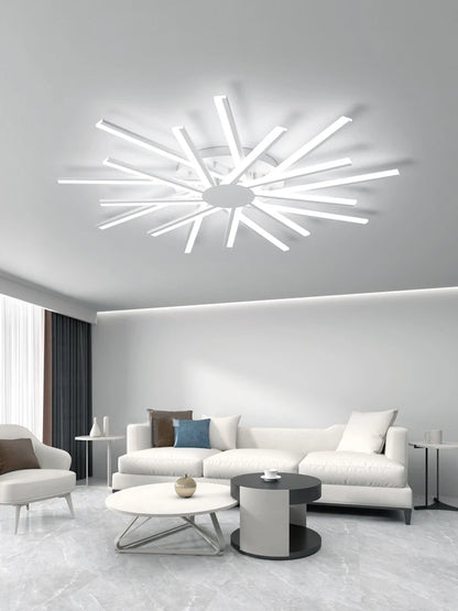 Lucide LED Ceiling Light Living Room Flower Shape Chandelier Dining Room Bedroom Ceiling Pendant Light Nordic Design Home Decoration