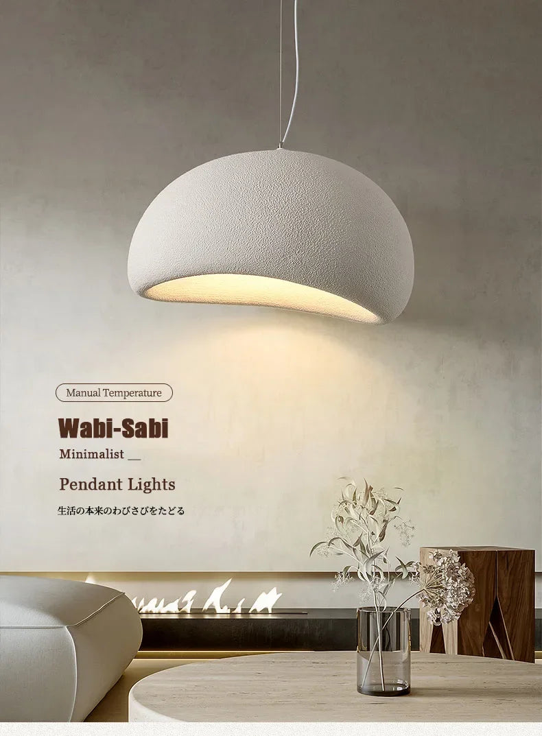 Gubi Modern LED Ceiling Chandelier Lights for Living Room Bedroom Dining Room Pendant Lights Nordic Wabi Sabi Home Decor Hanging Lamp