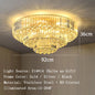 Arcchio LED Ceiling Lights Classical Round Ceiling Chandeliers Luxury Crystal Lustres Decor Home Plafonnier for Living Room