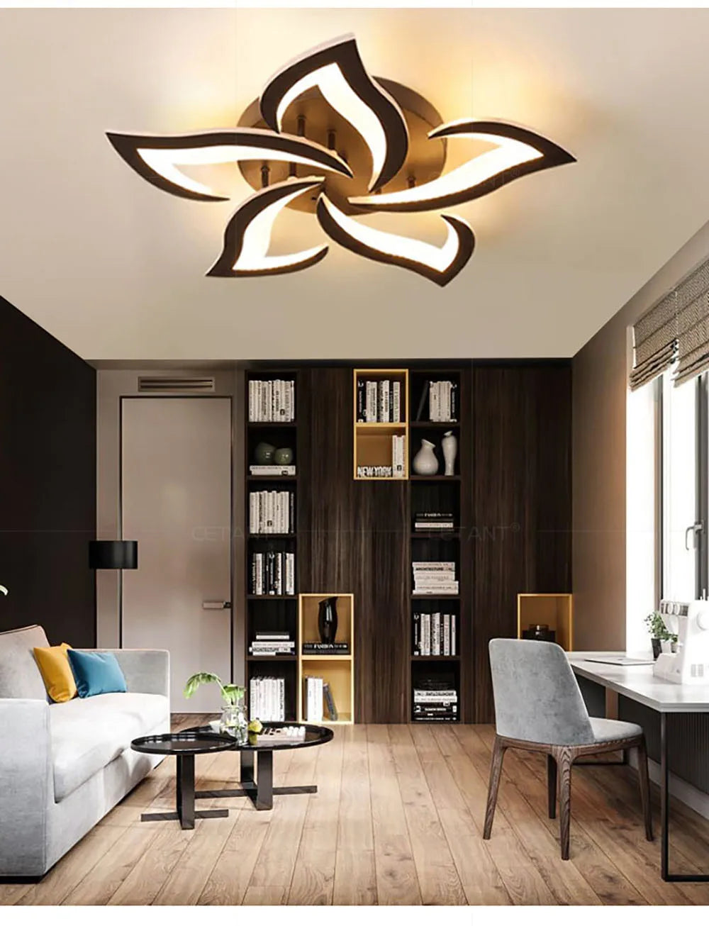 SLV Modern Led Ceiling Light With Creative Petal Design For Decorating Living Rooms Bedrooms Entrances Corridors Balconies Lighting