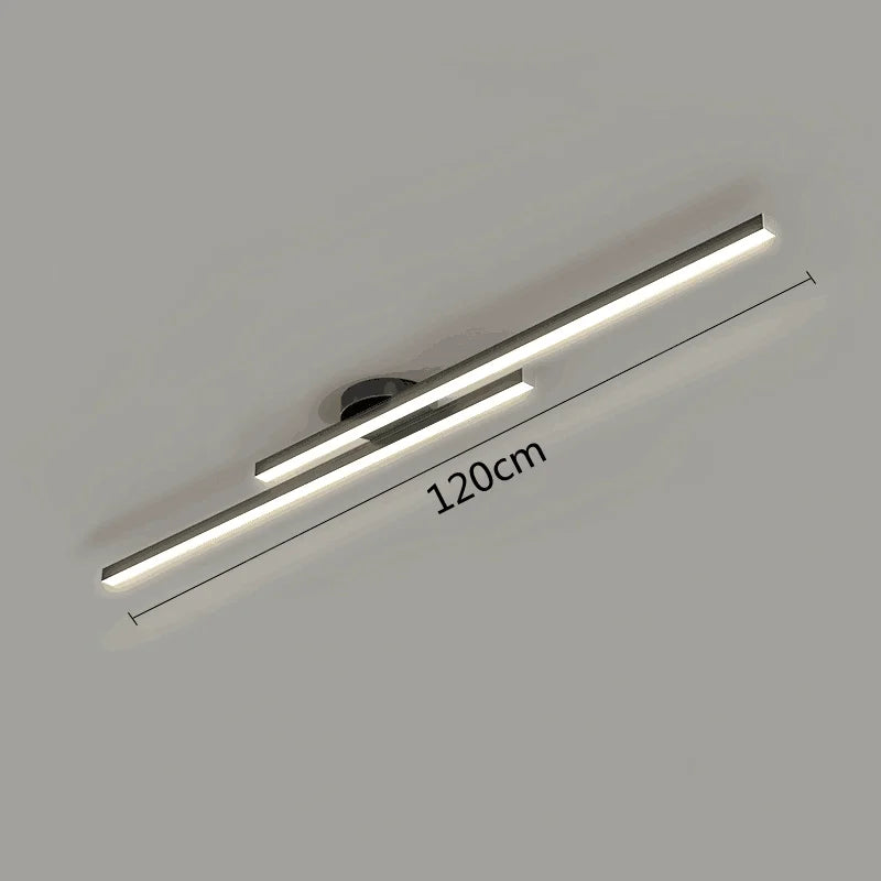 Nora Long Aluminium LED Ceiling Light Modern Creative Design Ceiling Lamp Indoor Lighting Fixture Hallway Balcony Aisle Office Lustre