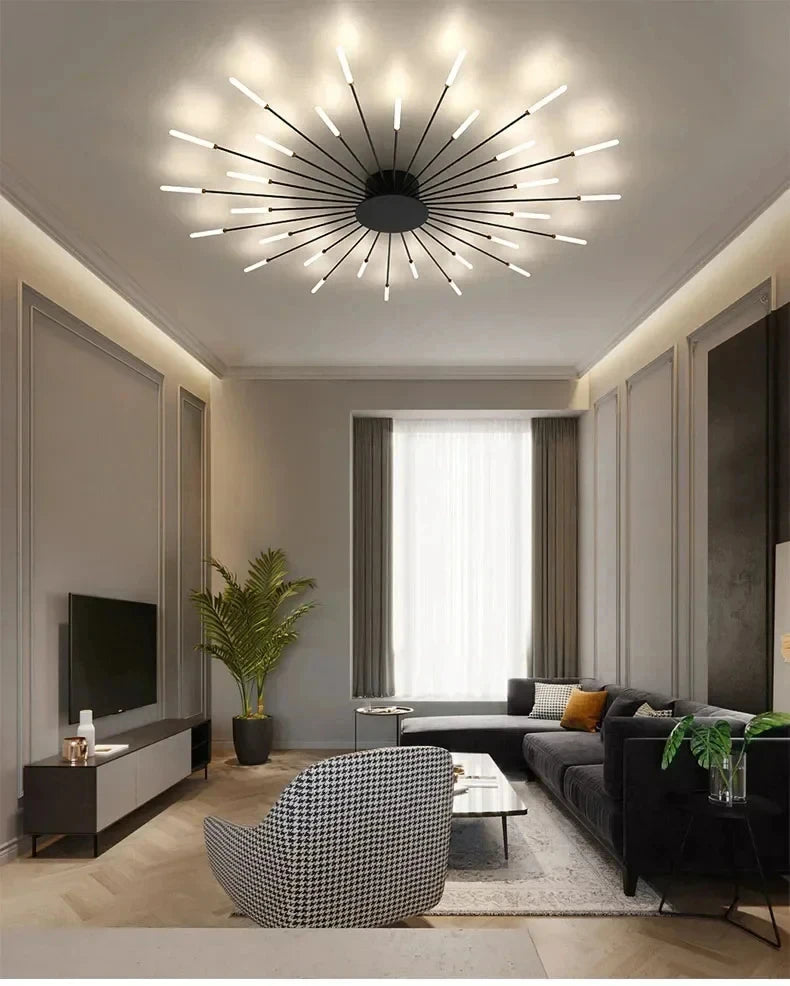 Eglo Modern LED Ceiling Lamp Living Room Dining Bedroom Ceiling Chandelier Lights Nordic Fireworks Design Home Decor Indoor Lighting