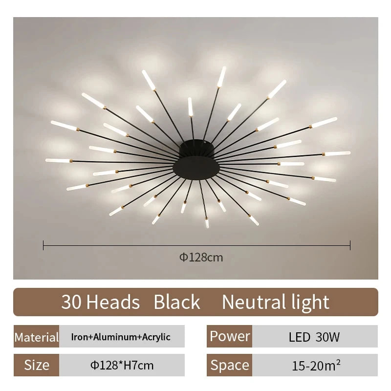 Eglo Modern LED Ceiling Lamp Living Room Dining Bedroom Ceiling Chandelier Lights Nordic Fireworks Design Home Decor Indoor Lighting