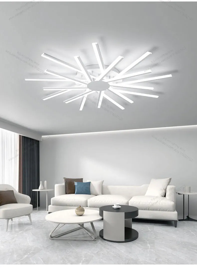 Lucide LED Ceiling Light Living Room Flower Shape Chandelier Dining Room Bedroom Ceiling Pendant Light Nordic Design Home Decoration