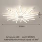 Lucide LED Ceiling Light Living Room Flower Shape Chandelier Dining Room Bedroom Ceiling Pendant Light Nordic Design Home Decoration