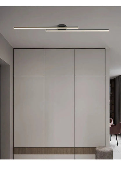 Nora Long Aluminium LED Ceiling Light Modern Creative Design Ceiling Lamp Indoor Lighting Fixture Hallway Balcony Aisle Office Lustre