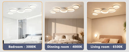 Lindby Led Ceiling Light 110V-220V 3 Colors App Bluetooth Dimming Modern Creativity Remote Control Living Room Bedroom Lamp