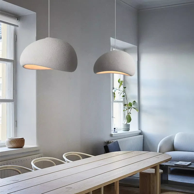 Gubi Modern LED Ceiling Chandelier Lights for Living Room Bedroom Dining Room Pendant Lights Nordic Wabi Sabi Home Decor Hanging Lamp