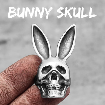 Killstar Vintage Punk Gothic All Skull Head Series Stainless Steel Womens Mens Rings Unique for Biker Jewelry Creativity Gift Wholesale Skull Gothic Steel Stainless Steel