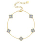 Élanor Jewels Moissanite Clover Bracelet