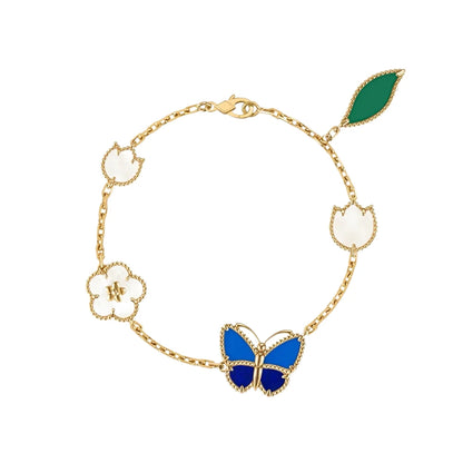 Élanor Jewels 925 Sterling Silver Clover Bracelet