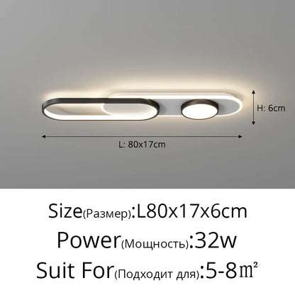 Endon Modern Ceiling Light Nordic LED Ceiling Lamp For Bedroom Study Foyer Corridor Cloakroom Simple Indoor Home Decor Ceiling Lamps