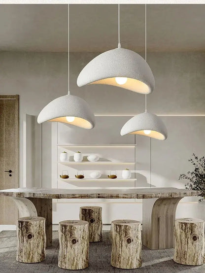 Gubi Modern LED Ceiling Chandelier Lights for Living Room Bedroom Dining Room Pendant Lights Nordic Wabi Sabi Home Decor Hanging Lamp