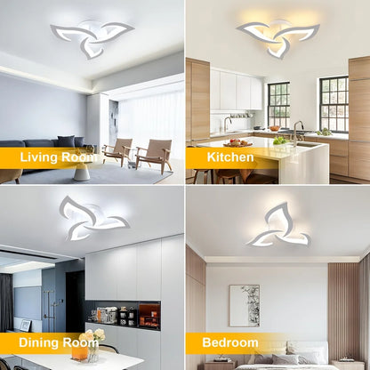 SLV Modern Led Ceiling Light With Creative Petal Design For Decorating Living Rooms Bedrooms Entrances Corridors Balconies Lighting