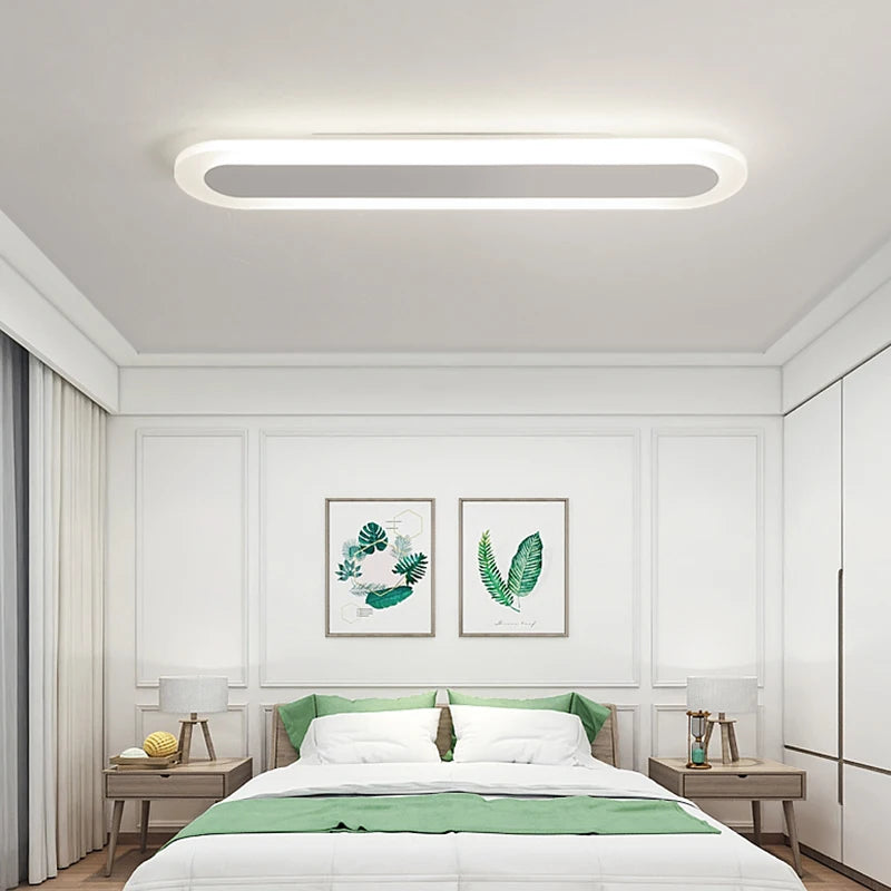 Lindby LED Ceiling Light Acrylic Long Wall Lamp Corridor Aisle Entrance Light Modern Minimalist Stair Balcony Light