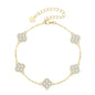 Élanor Jewels Moissanite Clover Bracelet