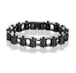 Blackcraft Cult Never Fade Rock Viking Wolf Bracelet Men's handmade cord Wolf Bead Punk Bracelets Biker Jewelry Wolf Black Gothic Ring