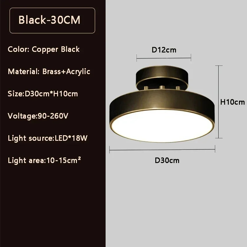 Flos Modern LED Ceiling Light White Light For Living Room Bedroom Hallway Office Balcony Dining Room Hotel Apartments Indoor Lighting