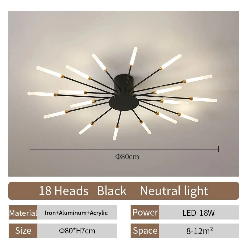 Eglo Modern LED Ceiling Lamp Living Room Dining Bedroom Ceiling Chandelier Lights Nordic Fireworks Design Home Decor Indoor Lighting