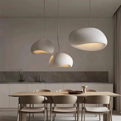Gubi Modern LED Ceiling Chandelier Lights for Living Room Bedroom Dining Room Pendant Lights Nordic Wabi Sabi Home Decor Hanging Lamp