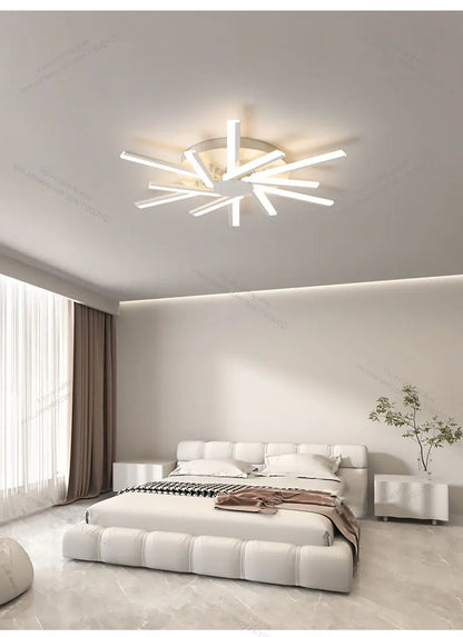Lucide LED Ceiling Light Living Room Flower Shape Chandelier Dining Room Bedroom Ceiling Pendant Light Nordic Design Home Decoration