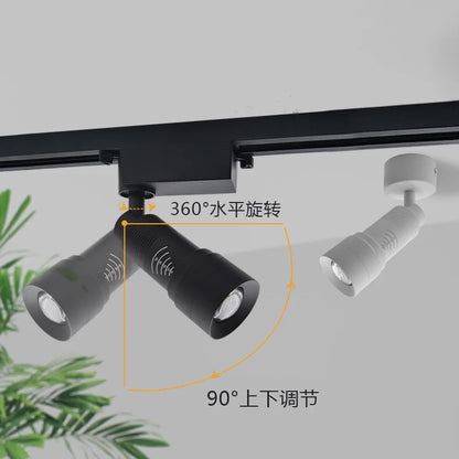 Eglo LED Ceiling Lamp Spot  Zoom 15-60 Degrees COB Downlights Track Light 7W 15W Lights AC220V Led Lights For Room Hotel Bedchamber