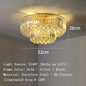 Arcchio LED Ceiling Lights Classical Round Ceiling Chandeliers Luxury Crystal Lustres Decor Home Plafonnier for Living Room