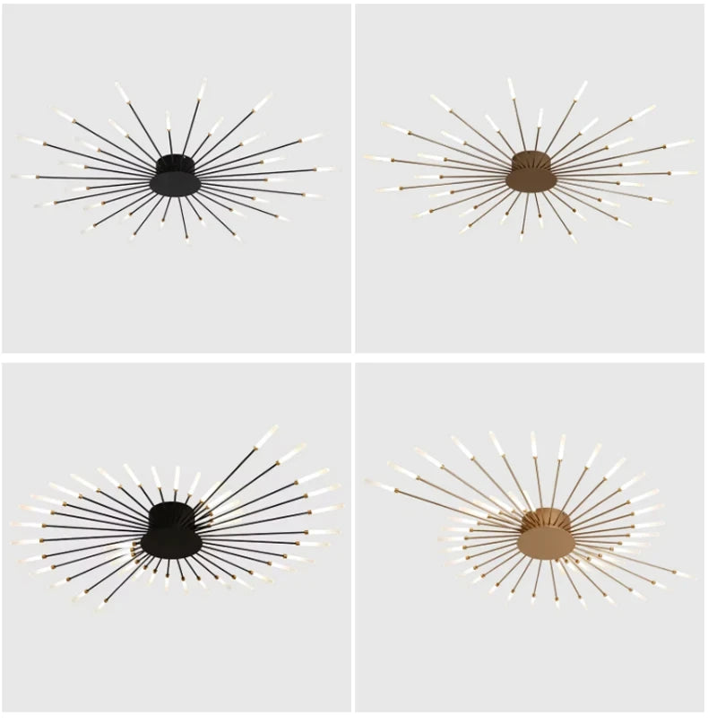 Eglo Modern LED Ceiling Lamp Living Room Dining Bedroom Ceiling Chandelier Lights Nordic Fireworks Design Home Decor Indoor Lighting
