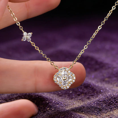 Celestique Moissanite Clover Bracelet