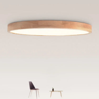 Endon Led Wooden Ceiling Lamps Living Room Bedroom Entrance Ceiling Lighting Room Decor Round High 7Cm Modern Ceiling Light Fixture
