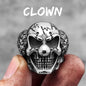 Killstar Vintage Punk Gothic All Skull Head Series Stainless Steel Womens Mens Rings Unique for Biker Jewelry Creativity Gift Wholesale Skull Gothic Steel Stainless Steel