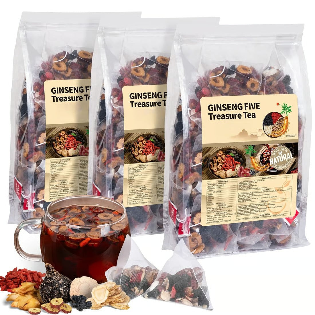 Ginseng & Mulberry Herbal Tea