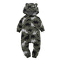 Hooded Camouflage Romper Jumpsuit