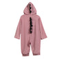 Carlx Cartoon Design Hooded Baby Rompers