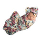 Muslin Floral Swaddle With Headband