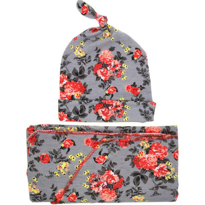2018 Floral Blankets & Swaddle With Hat Photography props
